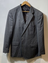 Load image into Gallery viewer, Authentic Ermenegildo Zegna Mens Gray Striped Print 2-Button Blazer Size EUR 46