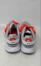 Load image into Gallery viewer, Under Armour Womens Charged Breathe 3024801 Gray Orange Blue Sneakers Shoes 9.5