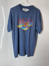 Load image into Gallery viewer, Anvil Mens Blue Cotton Short Sleeve Crew Neck Concert Graphic T-Shirt Size Large