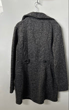 Load image into Gallery viewer, Weatherproof Womens Gray Heather Button Front Peacoat Jacket Size Medium