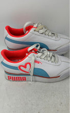 Load image into Gallery viewer, Puma Womens Roma Amor 371861-01 White Blue Pink Sneakers Shoes Size 6.5