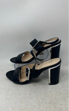 Load image into Gallery viewer, Jones New York Womens Ednon Black Open Toe Block Heel Slingback Sandals Size 9M