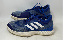 Load image into Gallery viewer, Adidas Mens Adizero Ubersonic 3.0 Clay Royal Blue White Sneaker Shoes Size 10.5