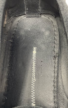 Load image into Gallery viewer, Authentic Salvatore Ferragamo Mens Black Moccasin Shoes Size 9.5 2E Damaged