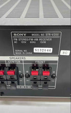 Load image into Gallery viewer, Sony STR-V200 Black Audio/Video Home Theater Stereo Receiver Not Tested