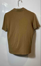 Load image into Gallery viewer, DKNY Mens Brown Short Sleeve Regular Fit Collared Golf Polo Shirt Size S