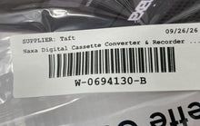 Load image into Gallery viewer, Naxa Model NPB-300 Portable Digital Cassette Converter & Recorder Not Tested