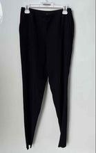 Load image into Gallery viewer, Emporio Armani Womens Black Stretch Skinny Leg Trouser Pants No Size