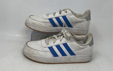 Load image into Gallery viewer, Adidas Kids Breaknet 3.0 White Blue Low Top Lace-Up Sneaker Shoes Size 4