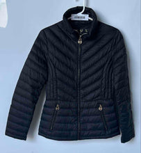 Load image into Gallery viewer, Michael Kors Womens Black Quilted Packable Down Fill Puffer Jacket Size XS