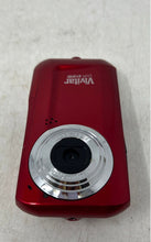 Load image into Gallery viewer, Vivitar DVR 613HD Red Flip Screen Pocket-Sized Digital Camcorder Untested