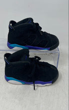 Load image into Gallery viewer, Nike Toddler Boys Air Jordan 6 DV3606-004 Black Lace-Up Sneakers Shoes Size 7C