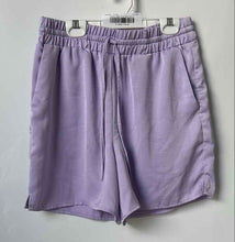 Load image into Gallery viewer, Express Womens Lilac Elastic Waistband Front Drawstring Sweat Shorts Size Small