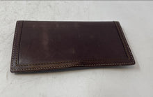 Load image into Gallery viewer, Coach Womens Hampton Brown Signature Print Canvas Checkbook Cover Wallet