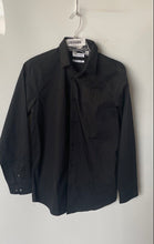 Load image into Gallery viewer, Calvin Klein Mens Black Slim Fit Stretch Long Sleeve Dress Shirt Size 20