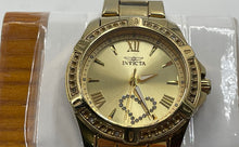 Load image into Gallery viewer, Authentic Invicta Women's Gold Tone Watch