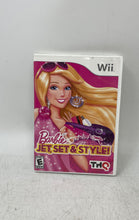 Load image into Gallery viewer, THQ Nintendo Wii Barbie: Jet, Set & Style! Video Game No Tested