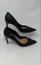 Load image into Gallery viewer, Bottero Womens Black Leather Pointed Toe Slip-On Stiletto Pump Heels Size 6