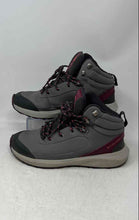Load image into Gallery viewer, Columbia Womens Trailstorm Peak Mid Gray Burgundy Lace-Up Hiking Boots Size 10