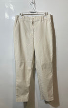 Load image into Gallery viewer, H&M Womens Off White Flat Front Slash Pockets Straight Leg Dress Pants Size 10