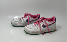 Load image into Gallery viewer, Nike Kids Air Force 1 Low White Pink Leather Lace-Up Sneaker Shoes Size 1.5Y