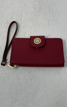 Load image into Gallery viewer, Anne Klein Womens Red Detachable Strap Credit Card Slot Wristlet Wallet
