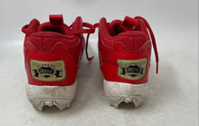 Load image into Gallery viewer, Under Armour Kids Harper 9 RM 3027452-103 Red White Baseball Cleats Size 6Y
