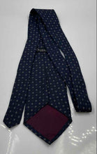 Load image into Gallery viewer, Christian Dior Monsieur Mens Blue Printed Adjustable Designer Tie
