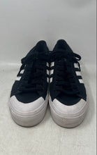 Load image into Gallery viewer, Adidas Womens Nizza Black White Lace-Up Low Top Platform Sneaker Shoes Size 10