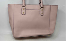 Load image into Gallery viewer, Michael Kors Womens Sandrine Pink Leather Double Handle Zip Top Studded Tote Bag