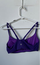 Load image into Gallery viewer, Lululemon Womens Dark Purple Sleeveless Activewear Pullover Sports Bra Size 8
