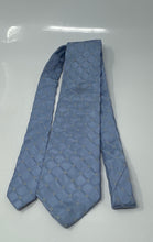 Load image into Gallery viewer, Valentino Mens Blue Plaid Silk Adjustable Long Formal Designer Tie Stained
