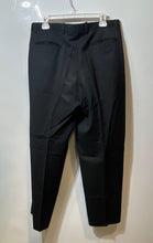 Load image into Gallery viewer, Giorgio Valentino Mens Black Pleated Front Regular Fit Dress Pants No Size