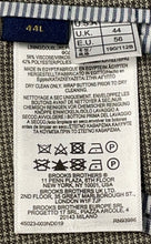Load image into Gallery viewer, Brooks Brothers Mens Brown Classic Fit Long Sleeve Two-Button Blazer 44L