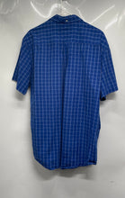 Load image into Gallery viewer, Tommy Hilfiger Mens Blue White Short Sleeve Button-Up Shirt Size XL