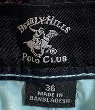 Load image into Gallery viewer, Beverly Hills Polo Club Mens Blue Lobster Print Cotton Chino Shorts Sz 36 W/ Tag