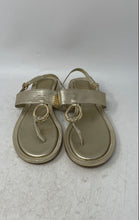 Load image into Gallery viewer, Vince Camuto Womens Runea Gold Open Toe Block Heel Slingback Sandals Size 7M