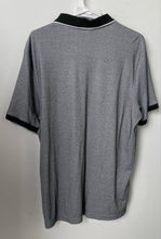 Load image into Gallery viewer, Michael Kors Mens Gray Black Heather Short Sleeve Collared Golf Polo Shirt Sz L