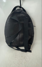 Load image into Gallery viewer, Fossil Unisex Black Leather Inner Pocket Adjustable Shoulder Strap Backpack