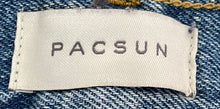 Load image into Gallery viewer, Pacsun Womens Light Blue Frayed Raw Hem Jean Cut-Off Shorts Size 26