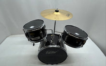 Load image into Gallery viewer, Eastar Black Beginner Acoustic Percussion Drum Set Of 3 Pcs And Chair