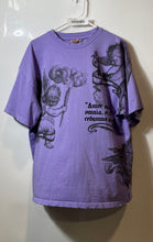 Load image into Gallery viewer, Vicious Unisex Purple Cotton Short Sleeve Crew Neck Graphic T-Shirt Size M