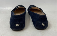 Load image into Gallery viewer, Cole Haan Womens Navy Suede Round Toe Slip-On Driving Loafer Shoes Size 6 B