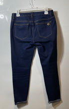 Load image into Gallery viewer, Michael Kors Womens Blue Denim Dark Wash Pockets Casual Skinny Jeans Size 6