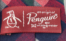Load image into Gallery viewer, Original Penguin Mens Multicolor Plaid Cotton Adjustable Pointed Tie