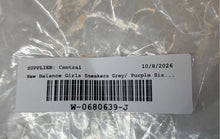 Load image into Gallery viewer, New Balance Girls 574 Bungee ID574FR1 Gray Purple Sneakers Shoes Size 10 W