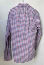 Load image into Gallery viewer, Tommy Hilfiger Mens Multicolor Plaid Slim-Fit Long Sleeve Dress Shirt Size L