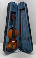 Load image into Gallery viewer, Cecilio Brown 4-String Right Handed Orchestral Violin Instrument & Bow In Case