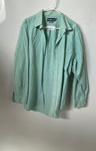 Load image into Gallery viewer, Ralph Lauren Mens Light Green Cotton Classic Fit Dress Shirt Size 17 1/2