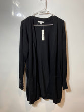 Load image into Gallery viewer, 99 Jane Street Womens Black Long Sleeve Open Front Cardigan Sweater Sz XL W/ Tag